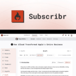 The Best YouTube Scriptwriting Tool? Subscribr Lifetime Deal (AppSumo)